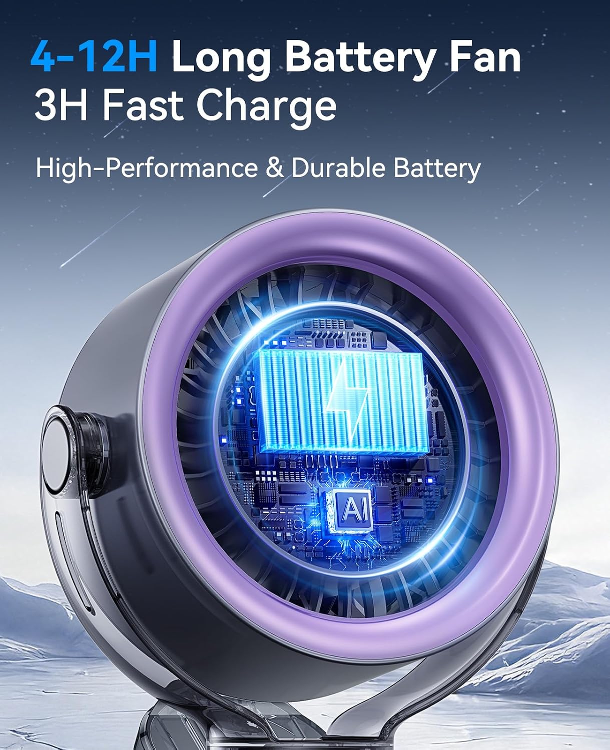 Rechargeable Clip Fan