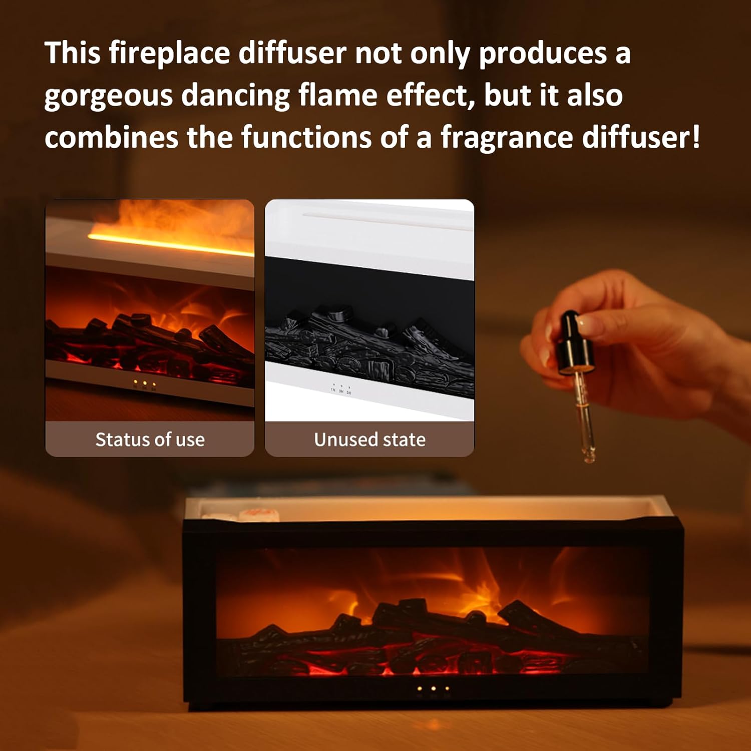 FlameGlow Fireplace Diffuser