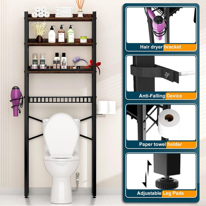 OverToilet Organizer 4-Tier