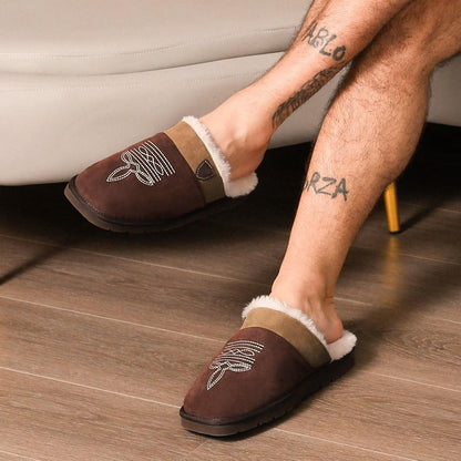 Indoor Outdoor Cowboy Slippers