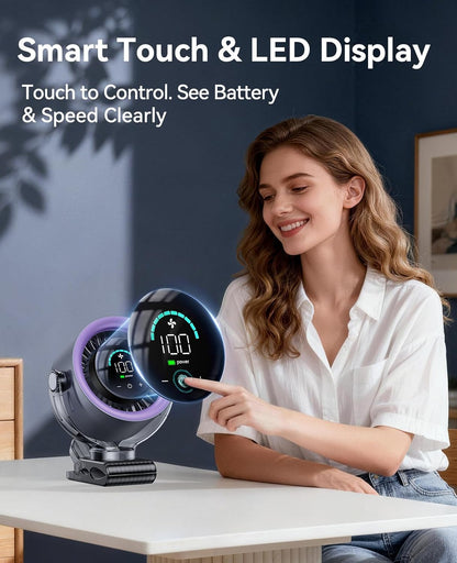Rechargeable Clip Fan