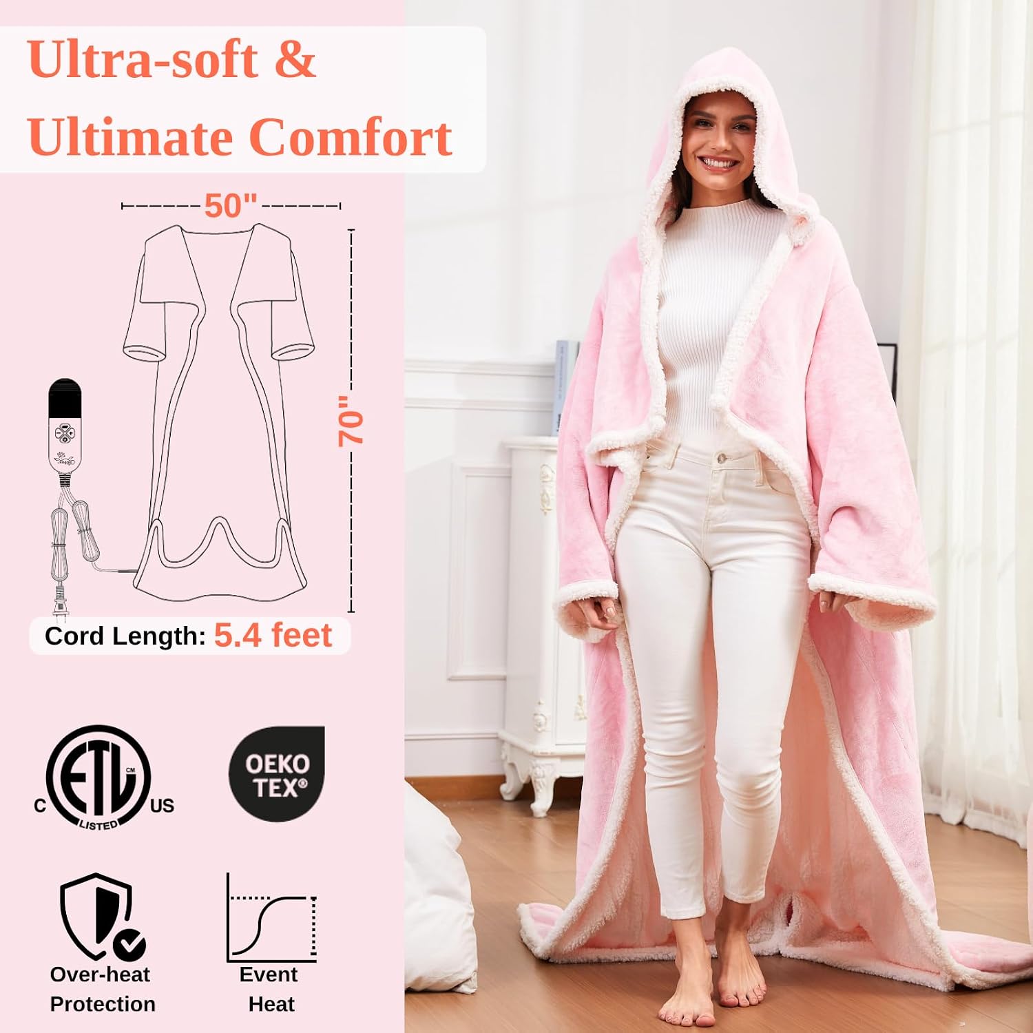 SnuggleHeat Wearable Blanket