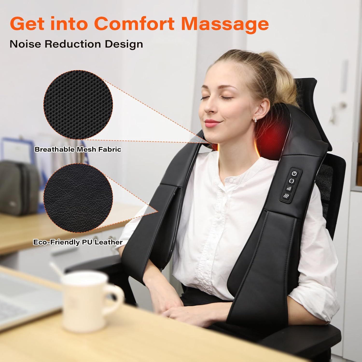 Heated Neck Massager for Tension Relief