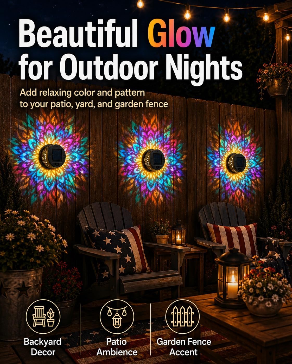 Solar Mandala Wall Light