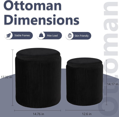 Twin Storage Ottoman Set