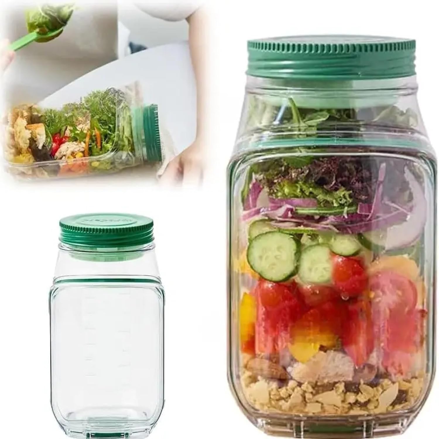 MealPod Portable Salad Jar
