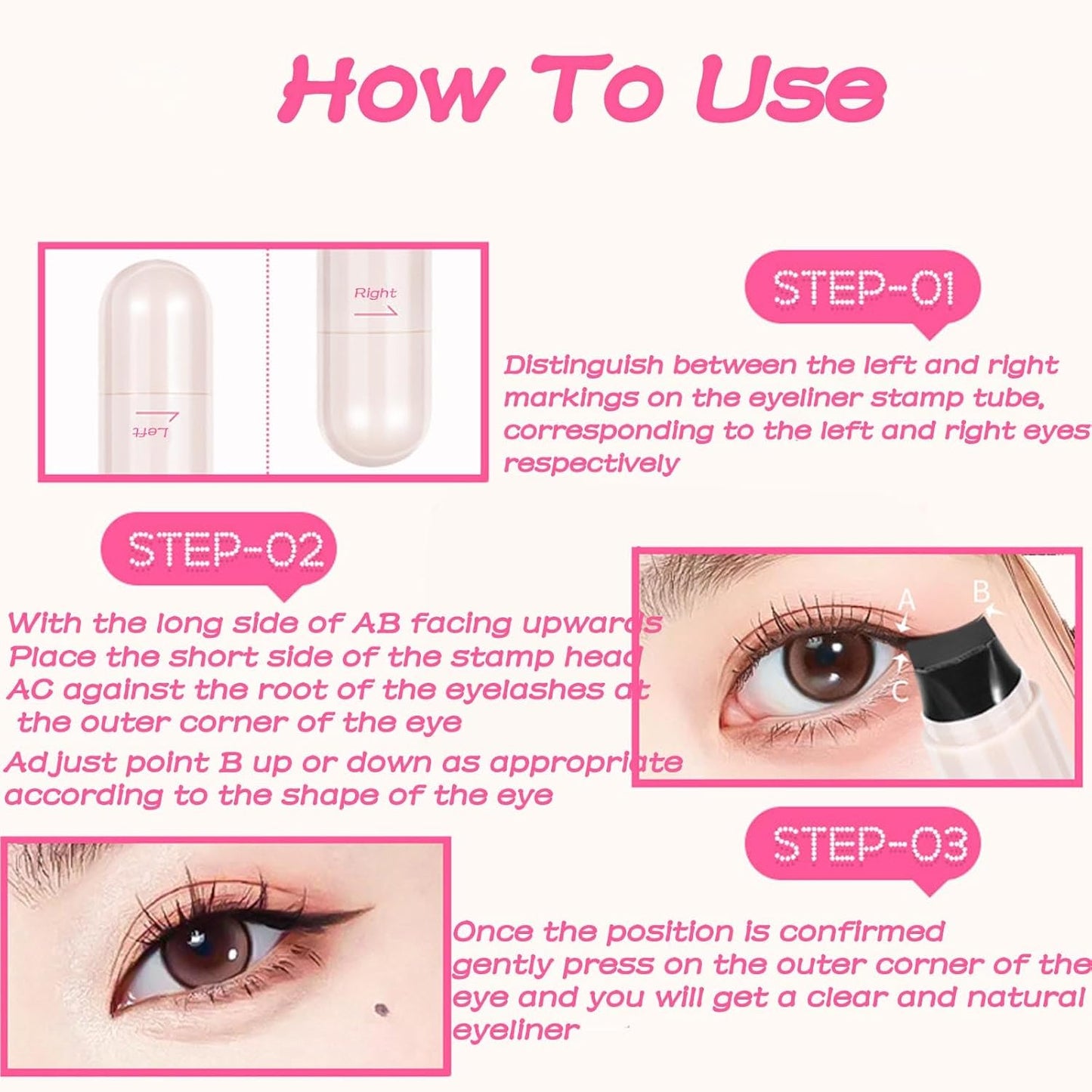 WingPerfect 2-in-1 Rotating Eyeliner Stamp