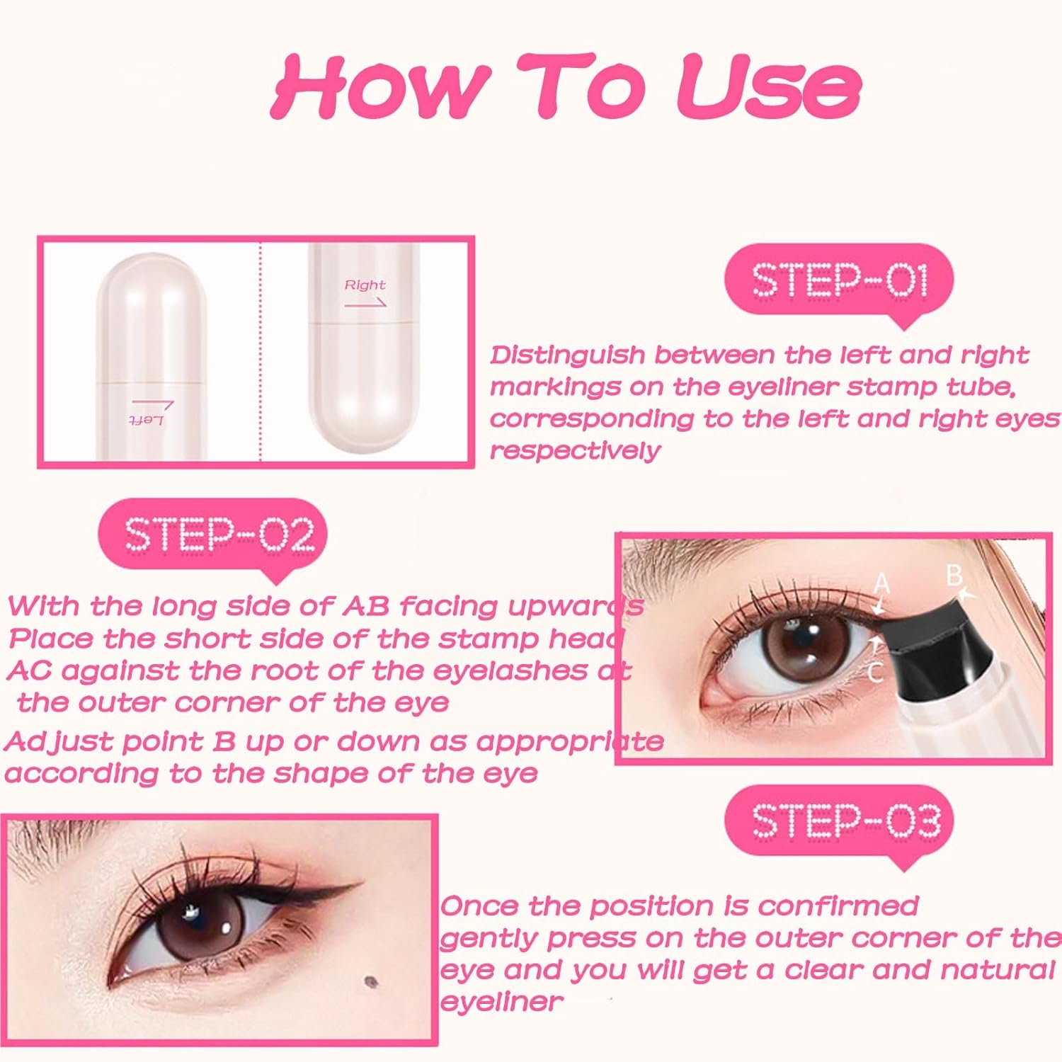 WingPerfect 2-in-1 Rotating Eyeliner Stamp
