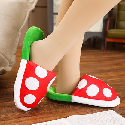 Piranha Plant Slippers with Pot Holder