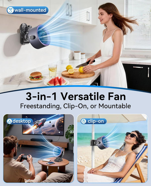 Rechargeable Clip Fan