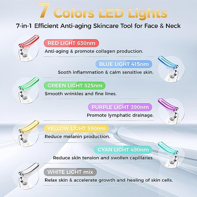 7-Color V Face Massager