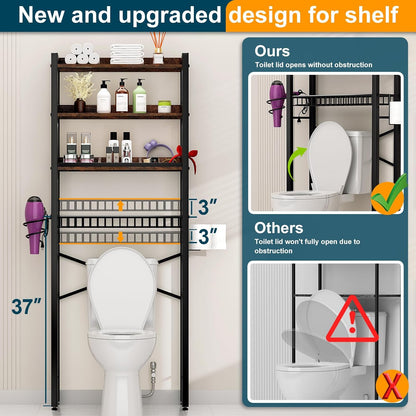 OverToilet Organizer 4-Tier