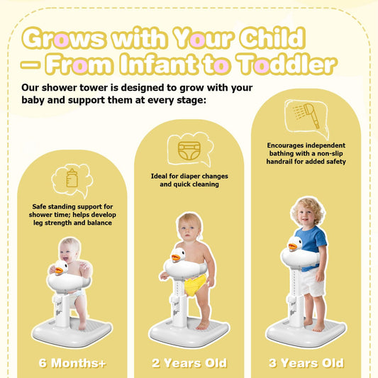 JoyfulSplash Toddler Bath Stand