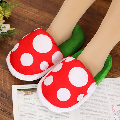 Piranha Plant Slippers with Pot Holder