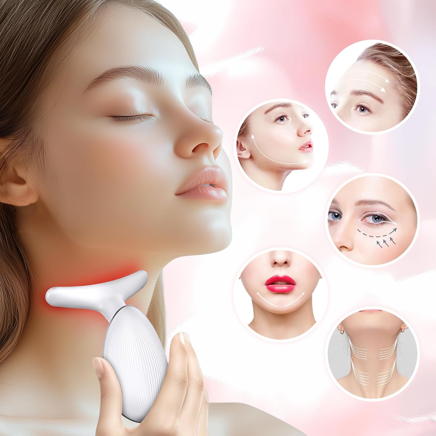 7-Color V Face Massager