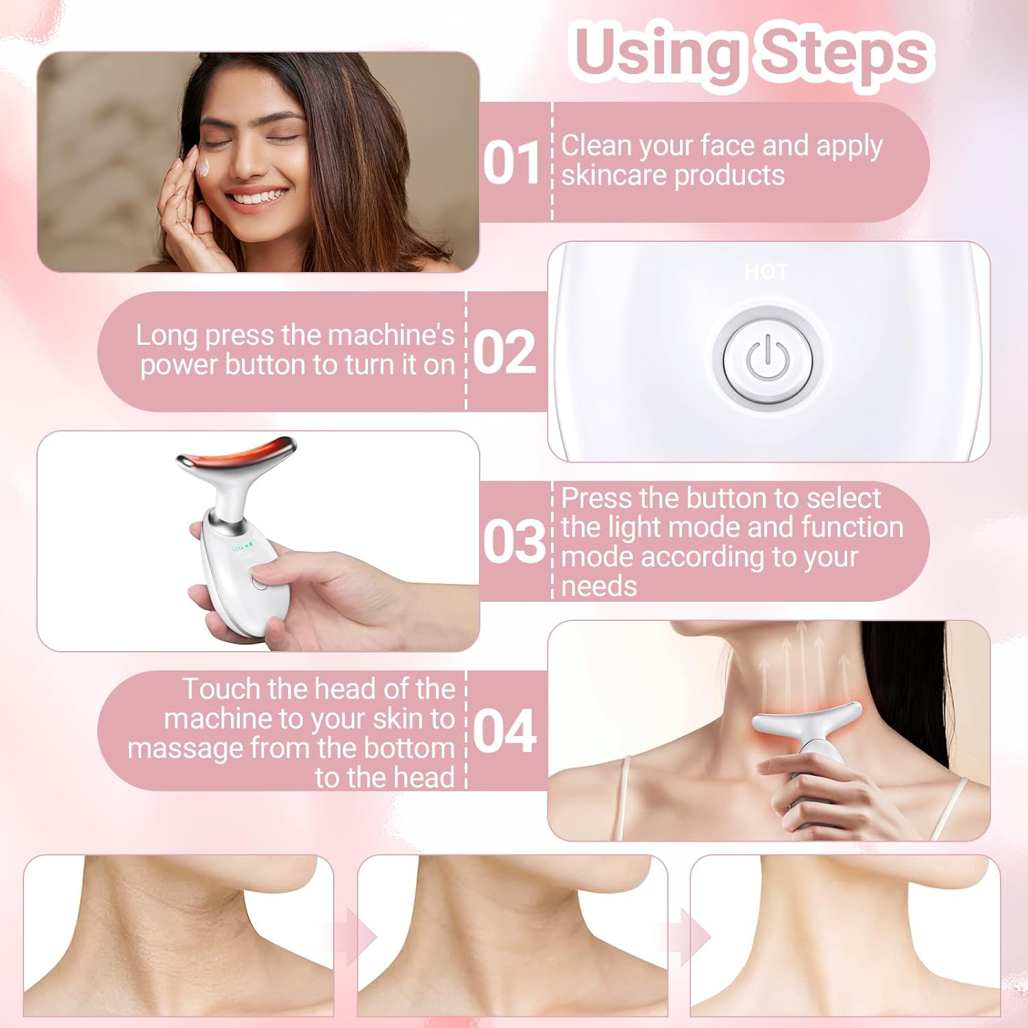 7-Color V Face Massager
