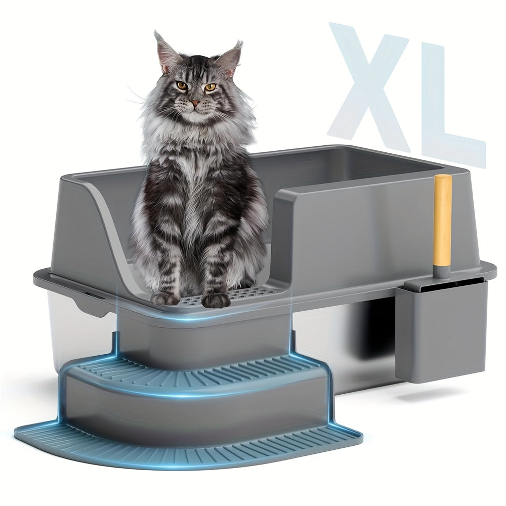 PawStep Stainless Litter Pan