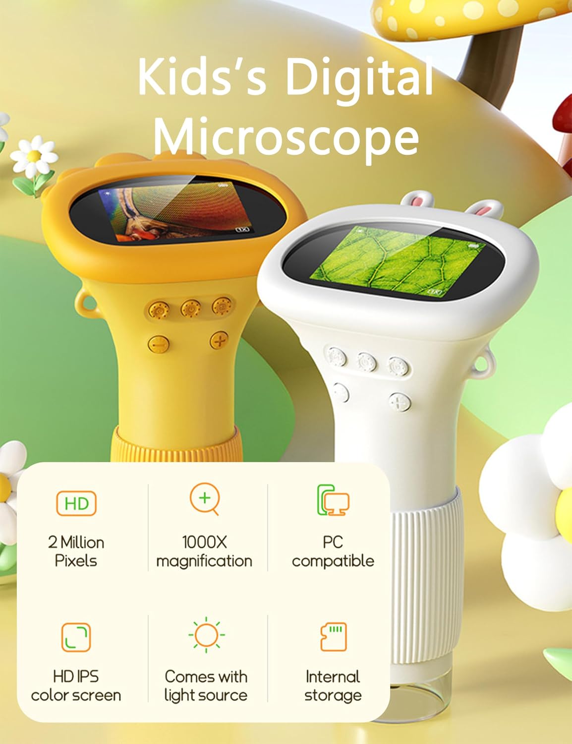 Portable Kids Microscope Camera