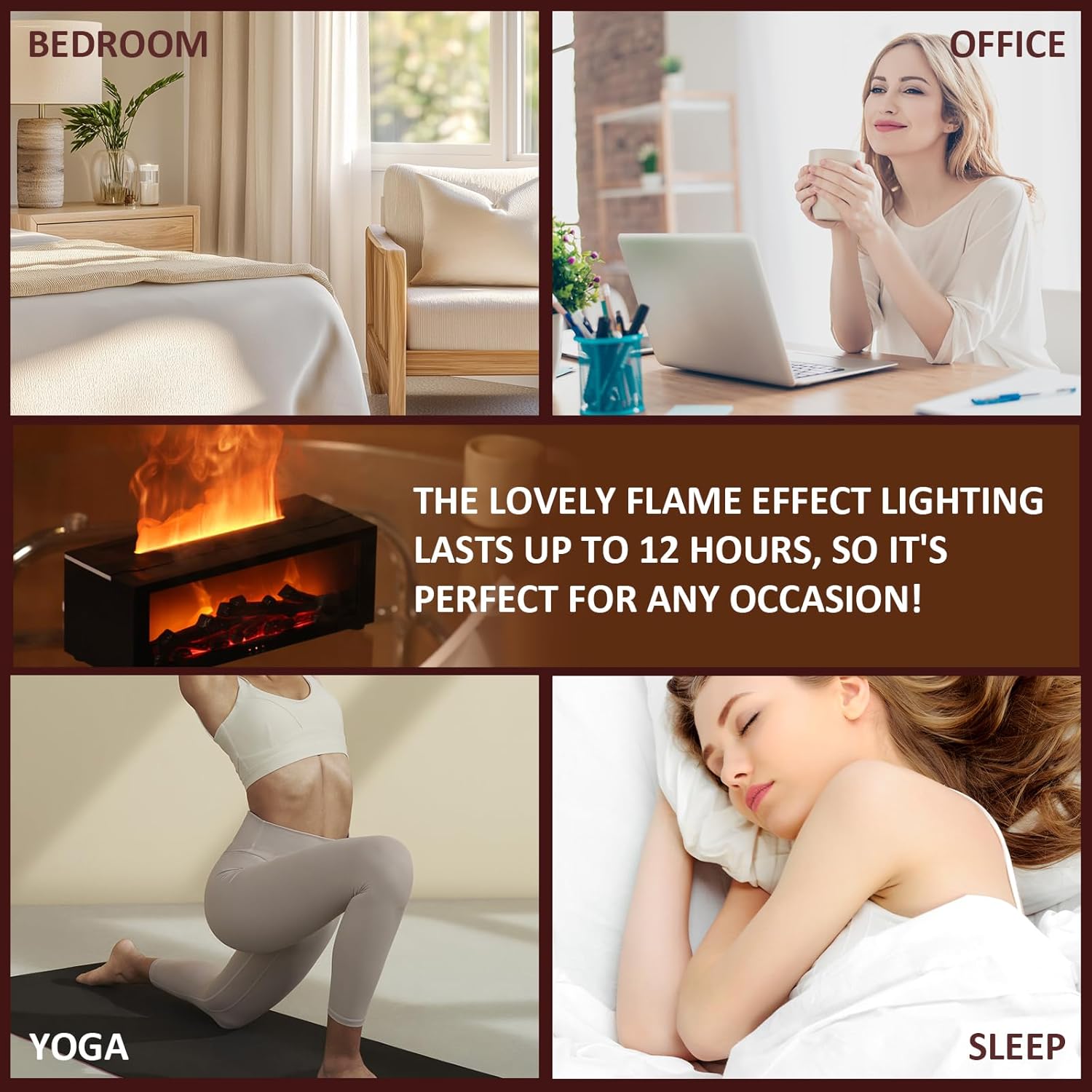 FlameGlow Fireplace Diffuser