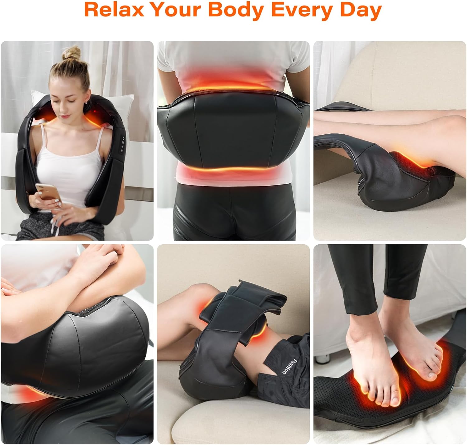 Heated Neck Massager for Tension Relief