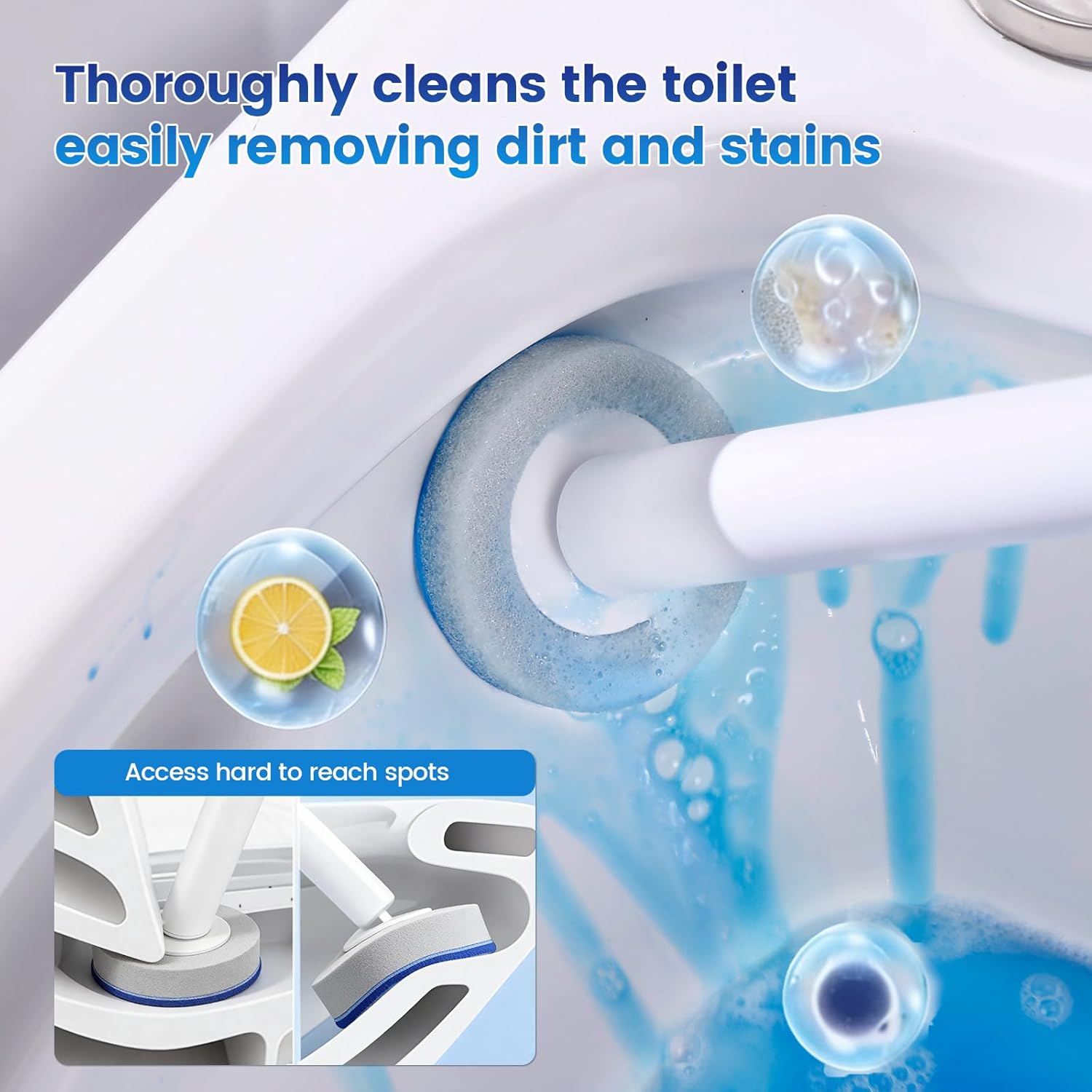 Disposable Toilet Brush Set