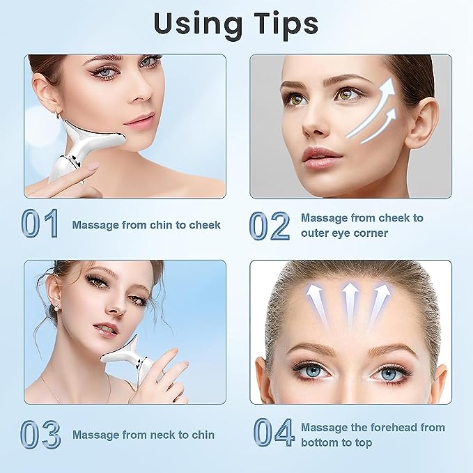7-Color V Face Massager