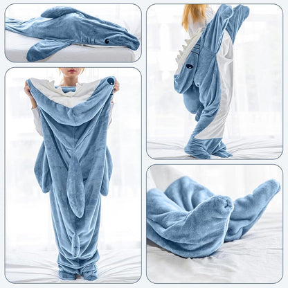 SharkSnug Blanket Onesie Hoodie
