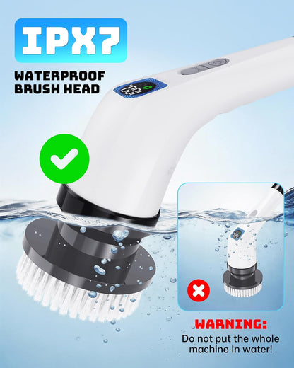 Electric Spin Scrubber 7 Brush Heads