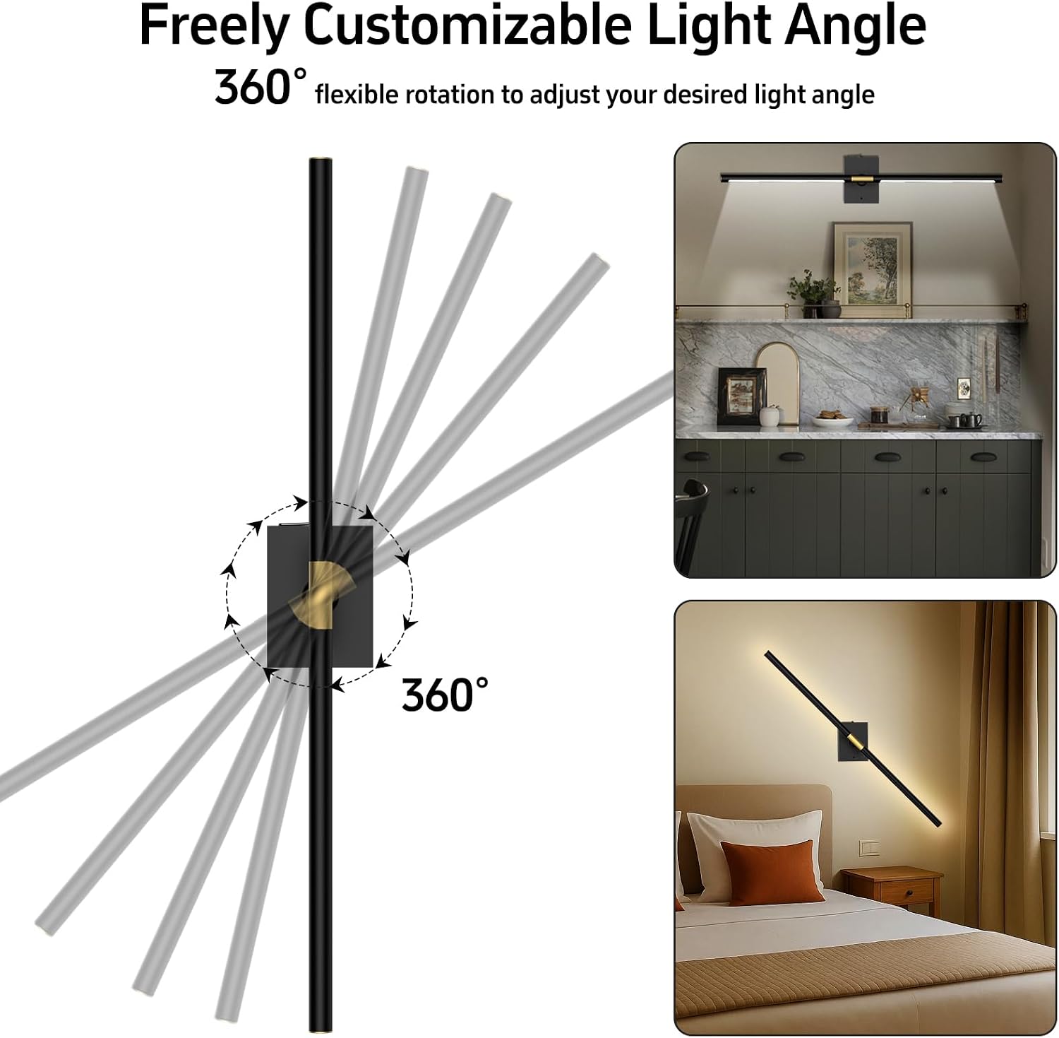 Rechargeable Sconces Set of 2