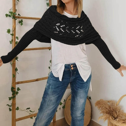 1 Size Fits ALL - Knitted Sleeve Shawl