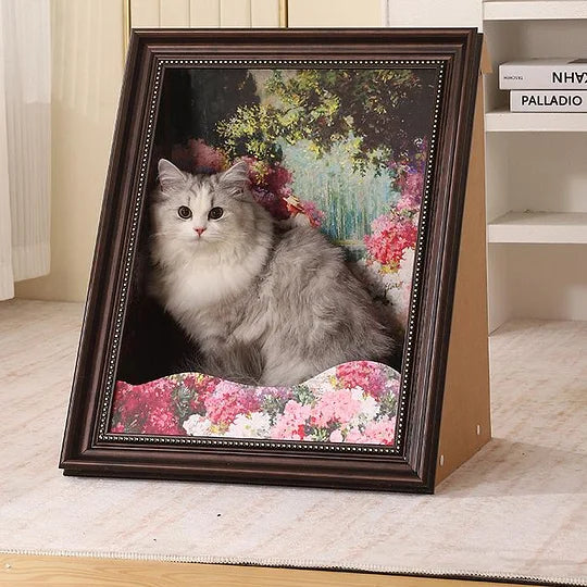 FrameNap Artsy Cat Bed