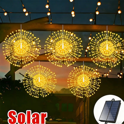 GlowBurst Solar Fireworks