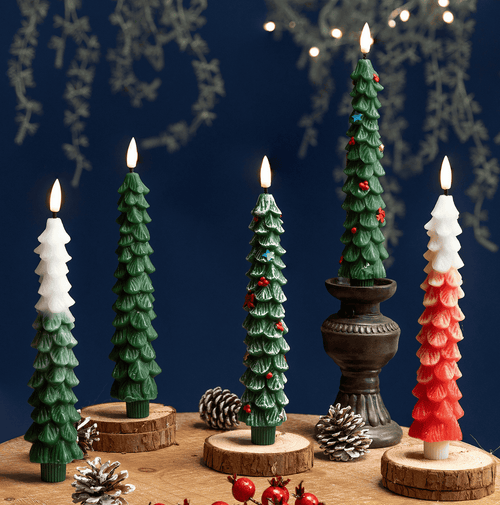 SparklePine LED Candles