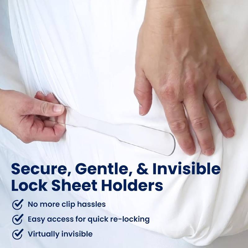 No-Slip Sheet Straps 4-Pack