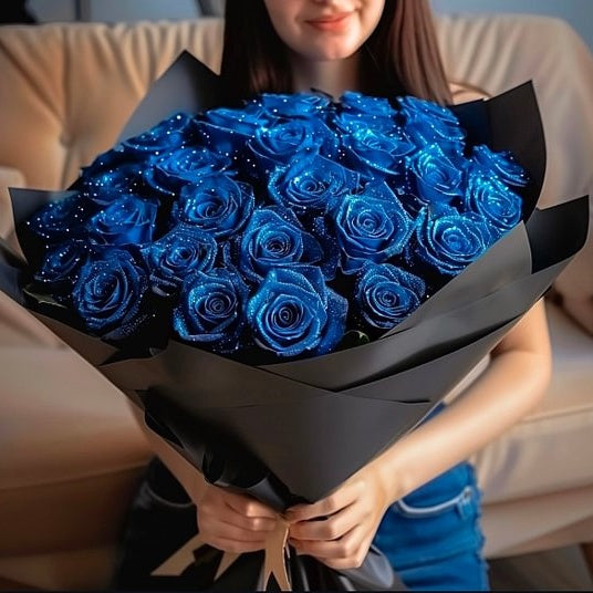 Starlight Rose Glitter Bouquet