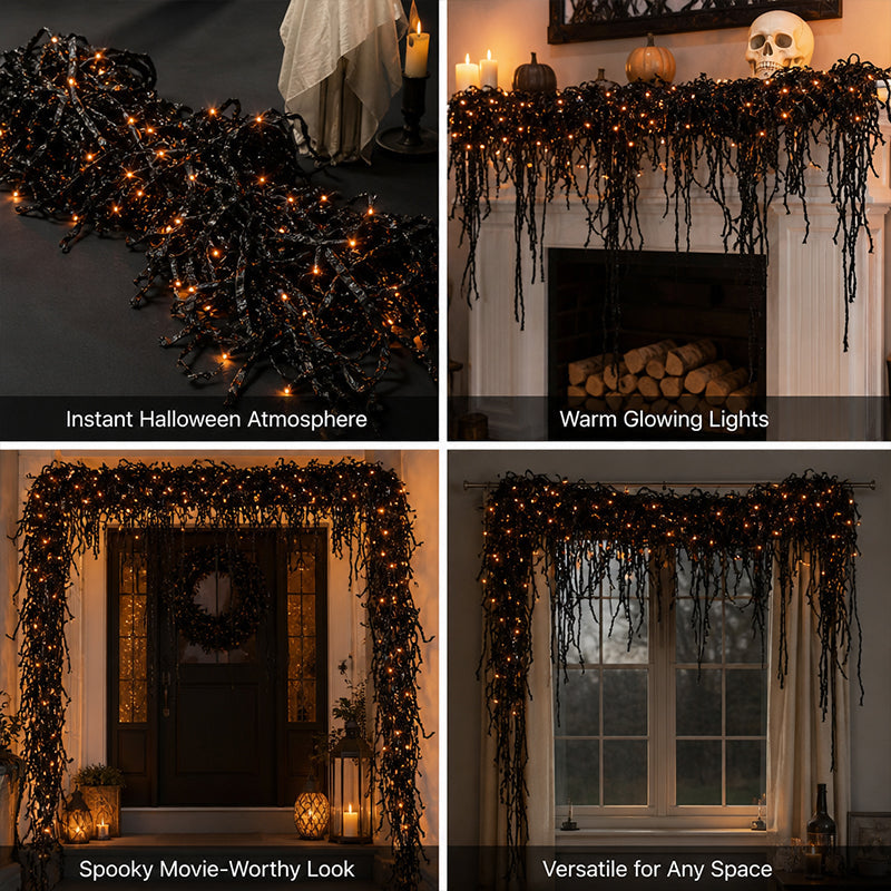 Lighted Creepy Vine Garland