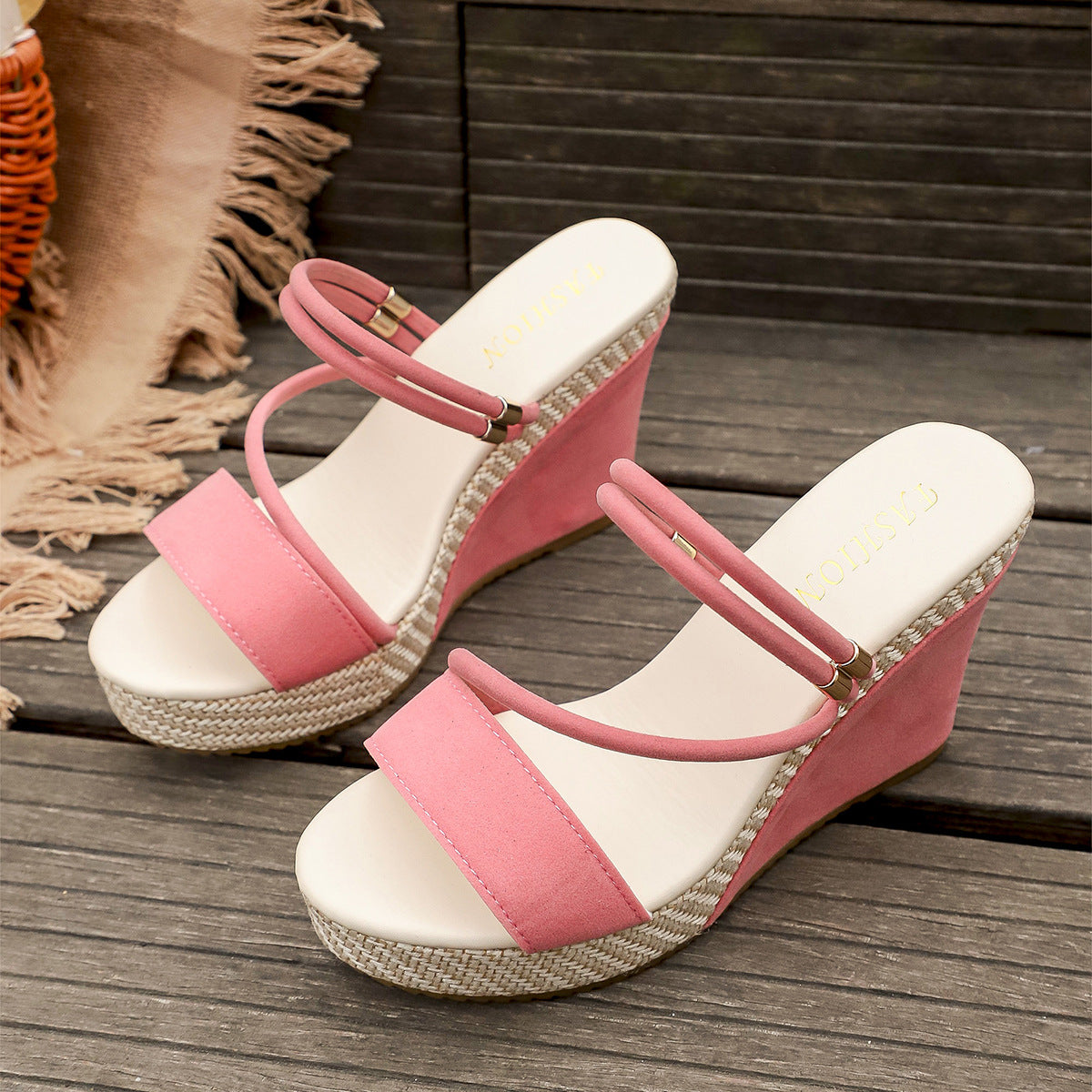 Velvet Air Wedge Sandals