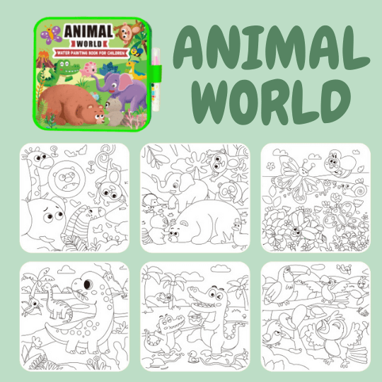 Mess-Free Coloring Books