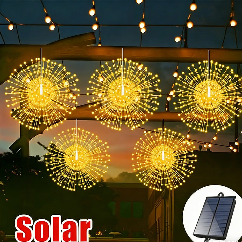 GlowBurst Solar Fireworks