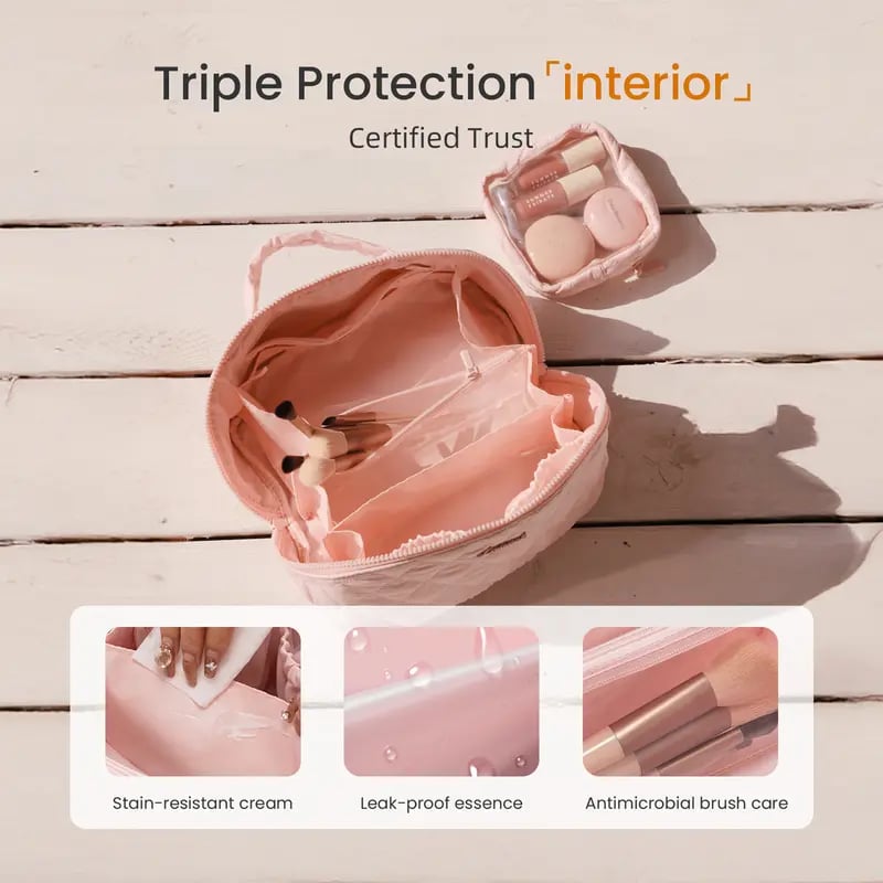 BeautyNest Travel Makeup Case
