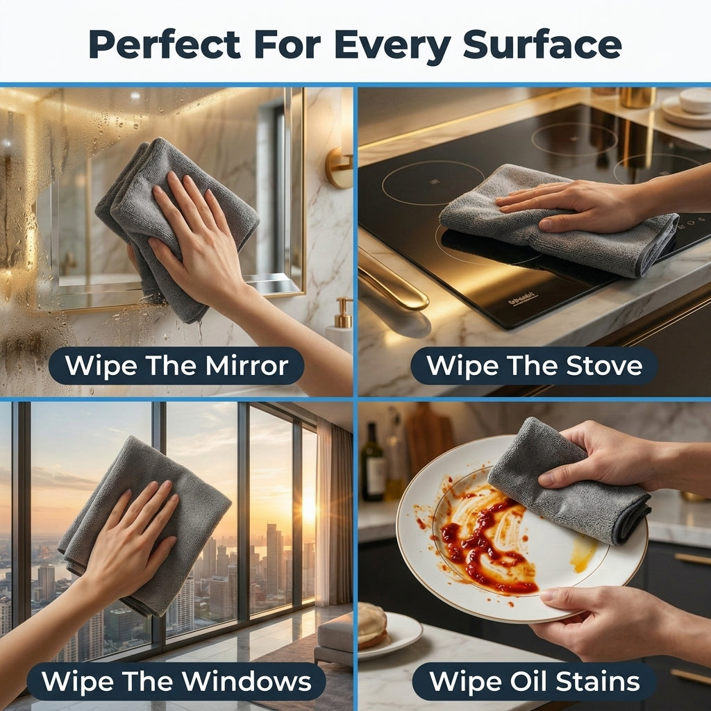 MagicSwipe Microfiber Cleaning Cloth Bundles