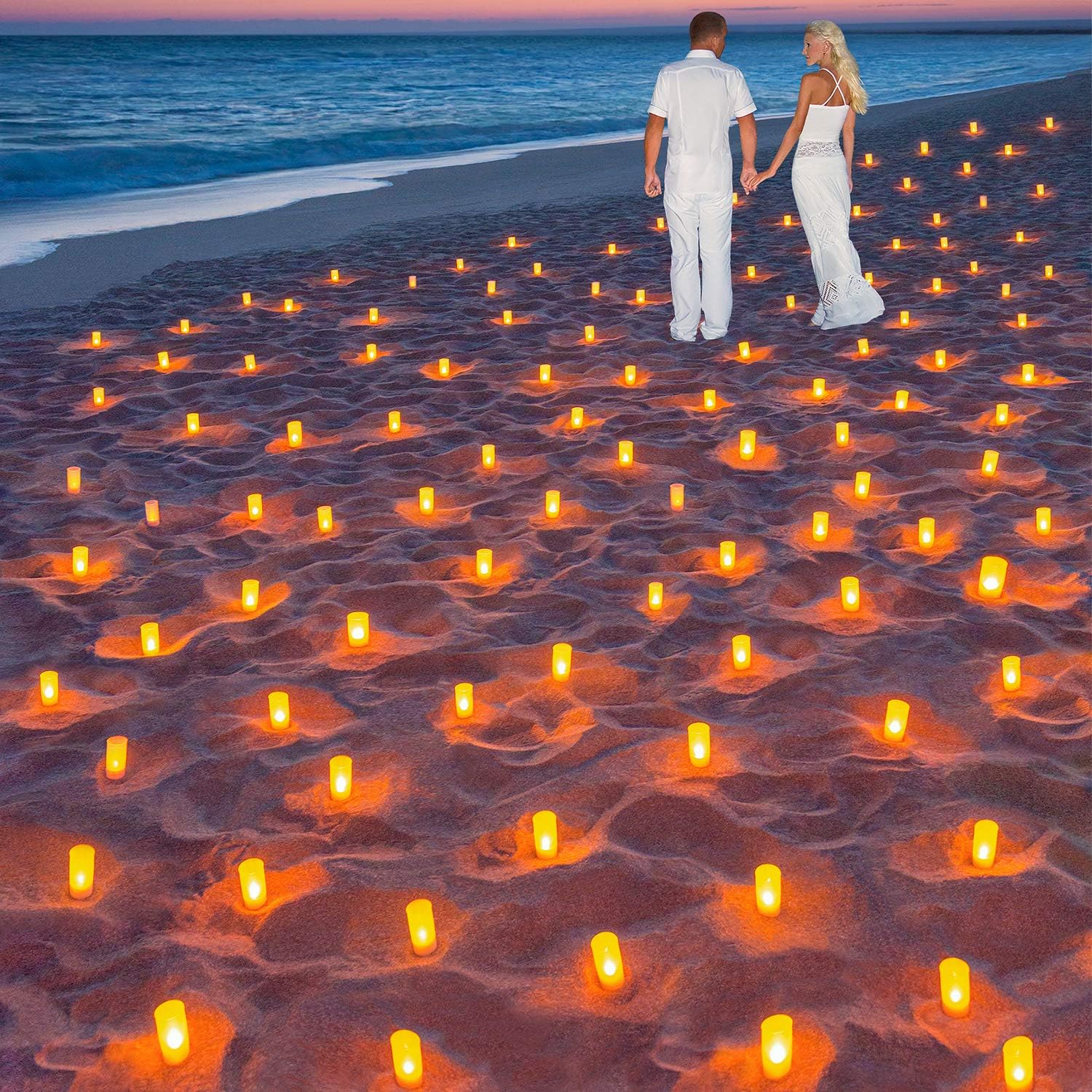 HomeGlow Rechargeable Tealight Candles