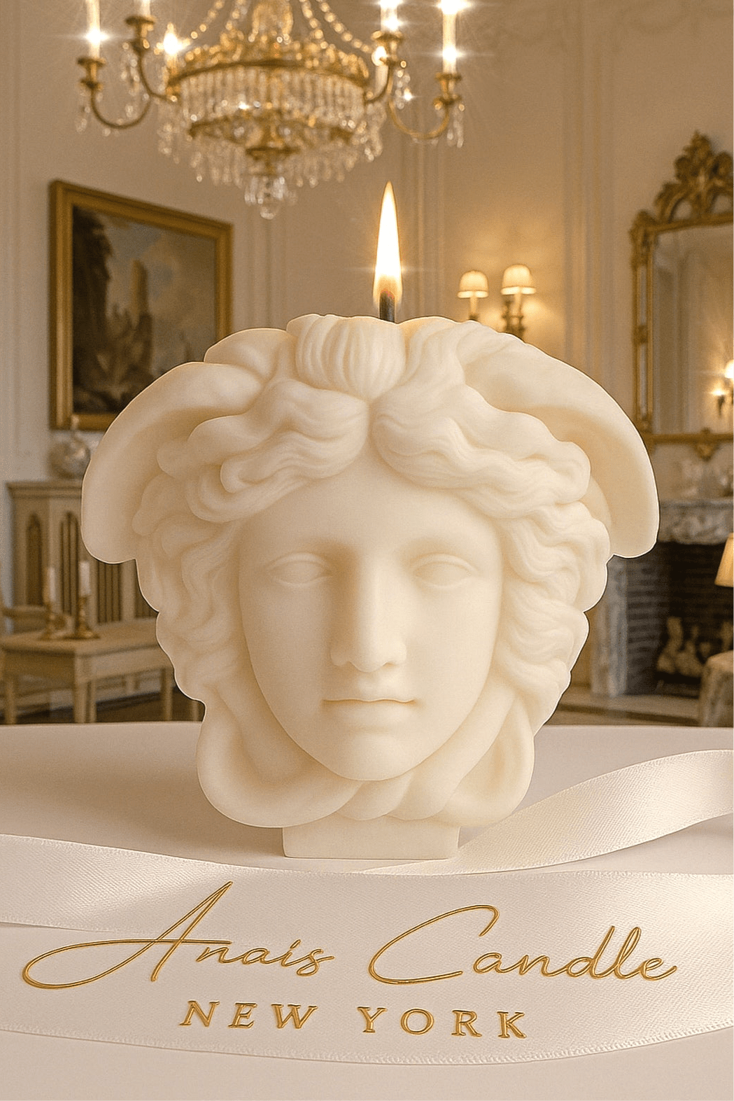 SerpentGaze Sculpture Candle