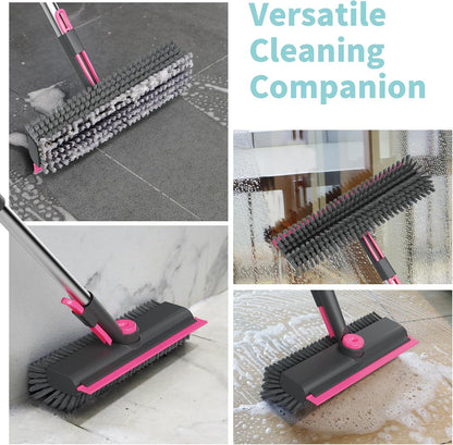3-in-1 Floor Scrub Brush Long Handle