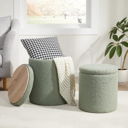 Twin Storage Ottoman Set