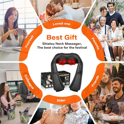 Heated Neck Massager for Tension Relief