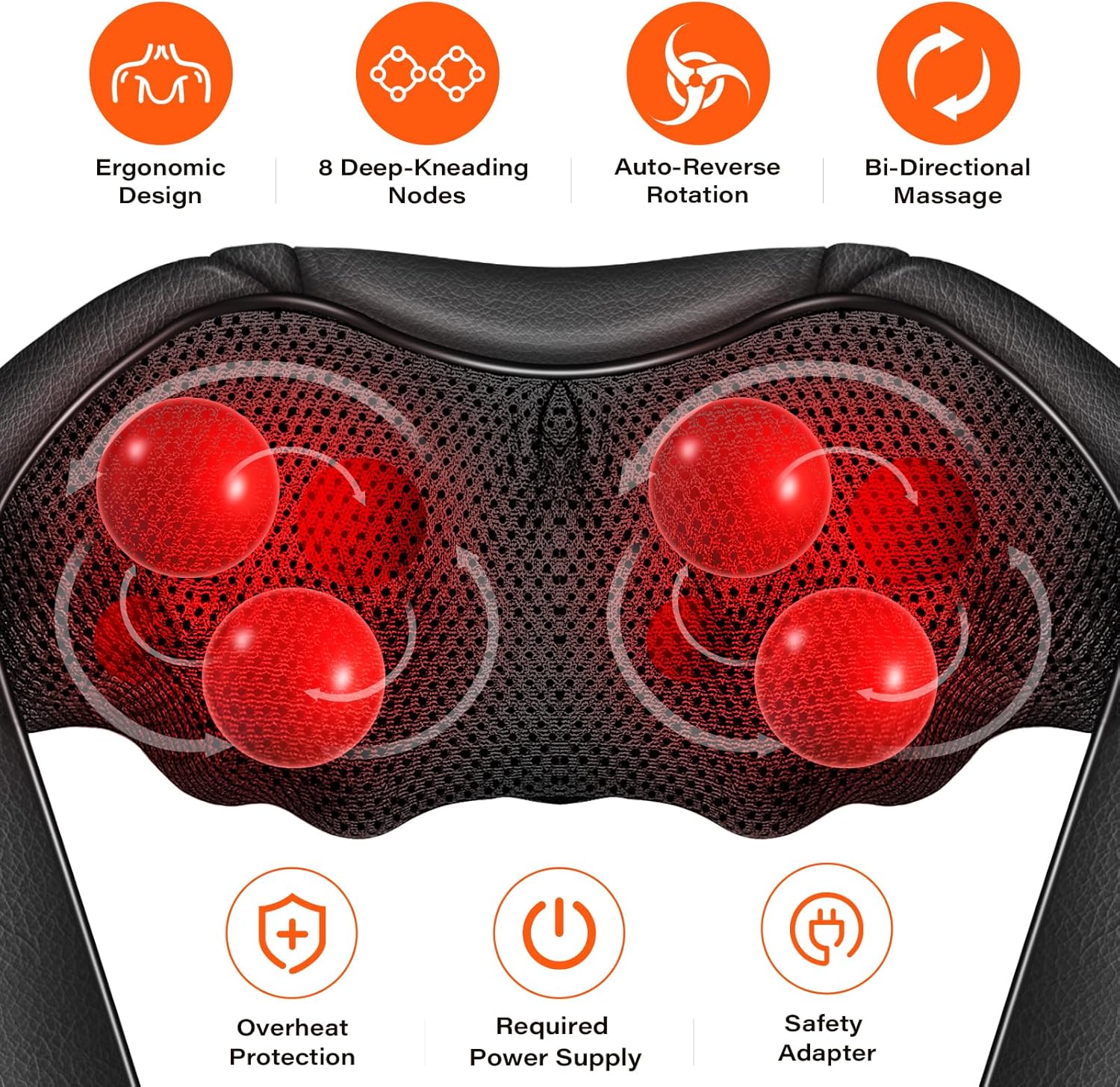 Heated Neck Massager for Tension Relief