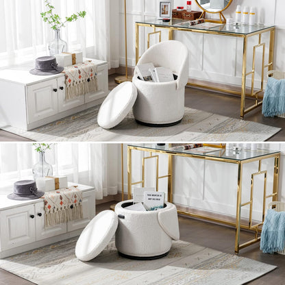 CozyStor Vanity Ottoman