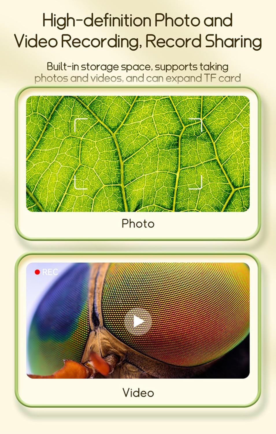 Portable Kids Microscope Camera