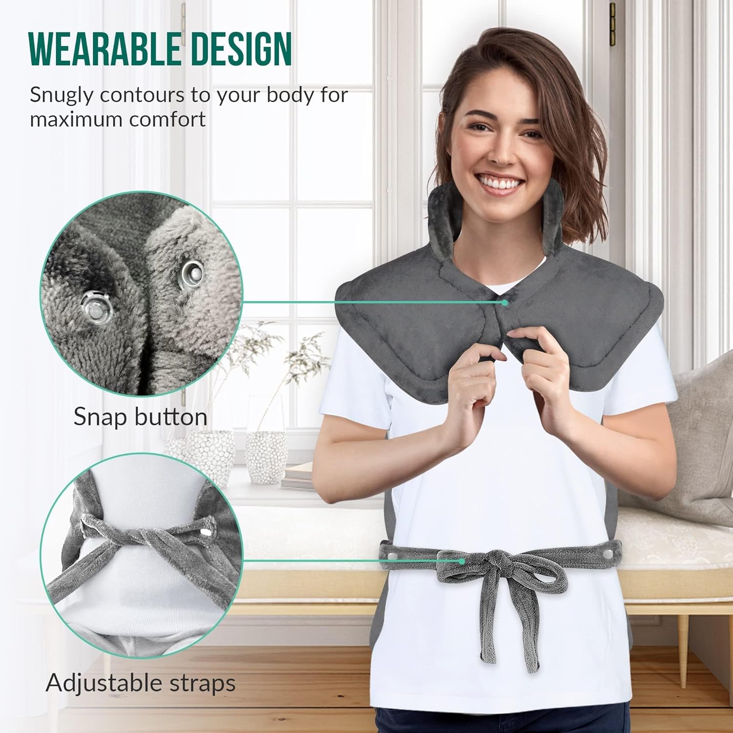 BodyWarm Wearable Heat Therapy Pad